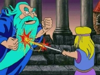 une photo d'Ã©cran de Zelda - The Wand of Gamelon sur Philips CDi